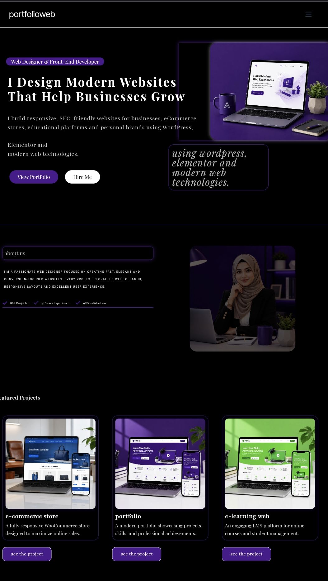Your dream website starts here. I design modern websites that help your business — freelance service on FIVESOM by Asma cabdiqaadir faarah